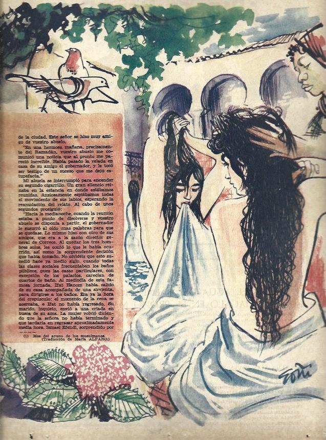 LAMINA 35526: Ilustracion de Goñi para La segunda esposa del gobernador