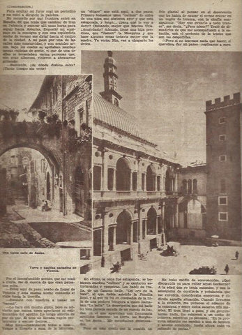 LAMINA 35550: Torre de Vicenza en Siena, Italia