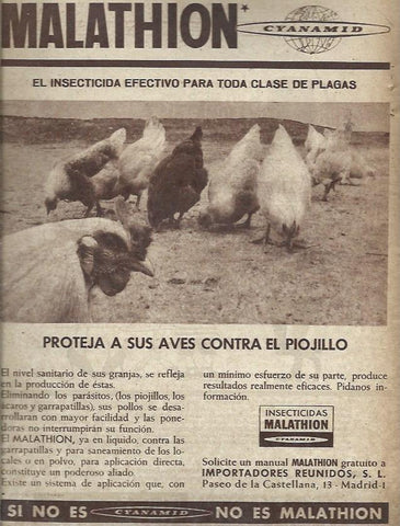 LAMINA 35547: Insecticida Malathion, publicidad