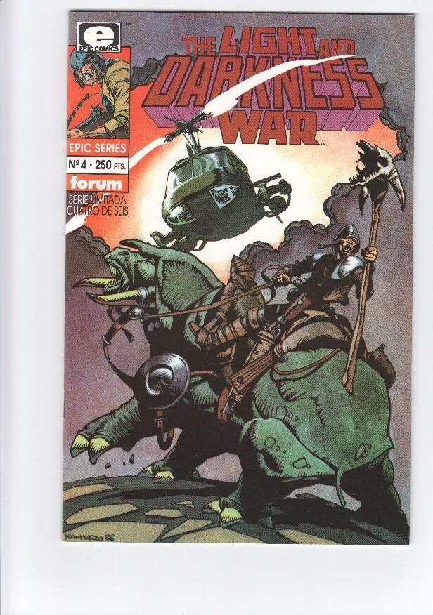 THE LIGHT AND DARKNESS WAR (Epic Series), Vol.1: Numero 04 (Forum 1988)