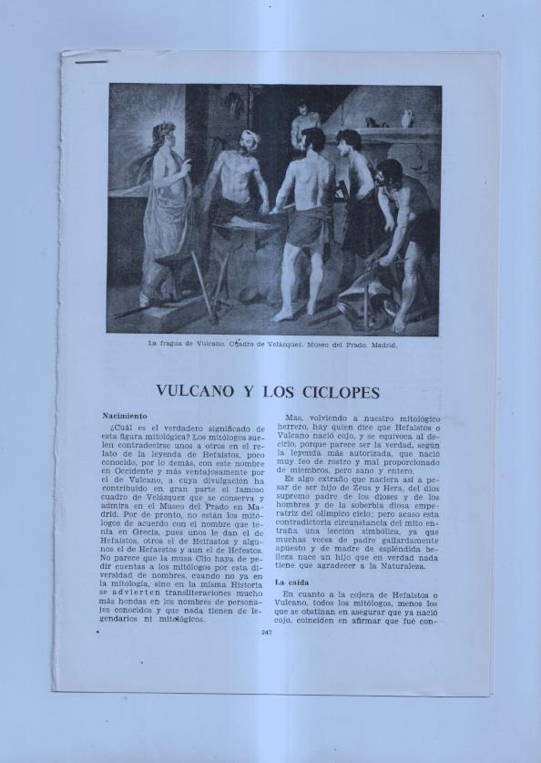 Vulcano y los ciclopes