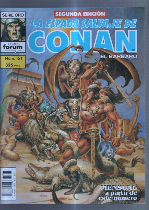 La espada salvaje de Conan, segunda edicion numero 61: el secreto de la gran piedra
