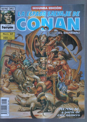 La espada salvaje de Conan, segunda edicion numero 61: el secreto de la gran piedra