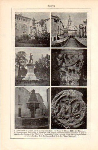 LAMINA V37408: Monumentos en Jativa