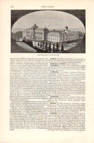 LAMINA V37405: La Universidad de Jassy, Rumania