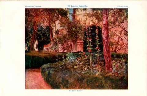 LAMINA V37401: El jardin favorito por Eliseo Meifren