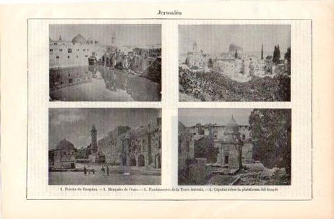 LAMINA V37437: Vistas de Jerusalen