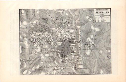 LAMINA V37432: Plano de los alrededores de Jerusalen