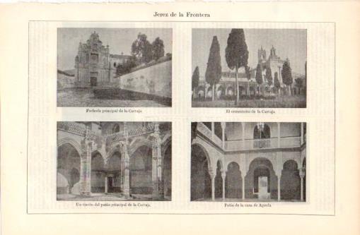 LAMINA V37422: Vistas de la Cartuja de Jerez de la Frontera