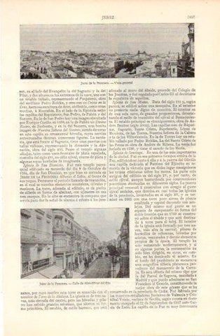 LAMINA V37420: Vista y calle de Almodovar del Rio en Jerez de la Frontera