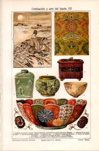 LAMINA V37385: Civilizacion y arte del Japon