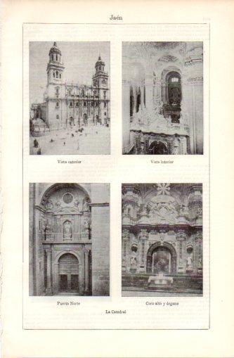 LAMINA V37344: Vistas de la Catedral de Jaen
