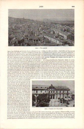 LAMINA V37343: Vista y Palacio de la Diputacion de Jaen