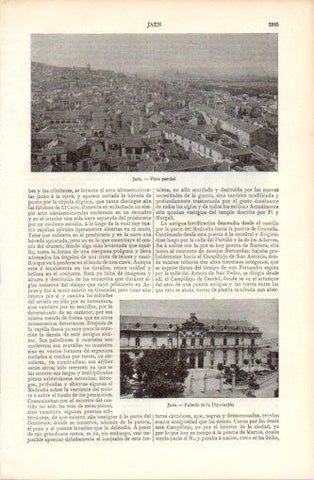 LAMINA V37343: Vista y Palacio de la Diputacion de Jaen