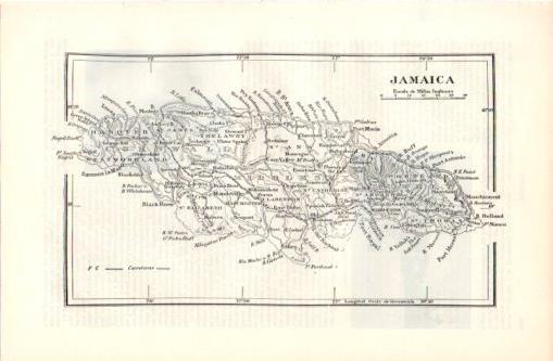 LAMINA V37359: Mapa de Jamaica