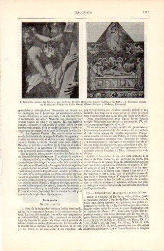 LAMINA V37440: Jesucristo camino del Calvario por divino Morales