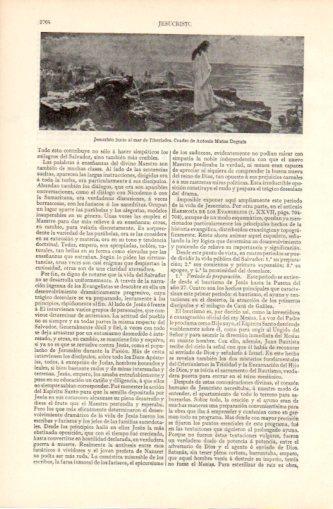LAMINA V37442: Jesucristo junto al mar de Tiberiades por A. Muñoz Degrain