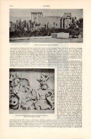 LAMINA V37511: Templo de Jupiter en Balbek