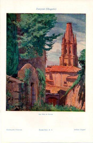 LAMINA V37509: San Felix de Gerona por Olegario Junyent