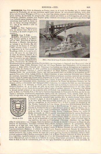 LAMINA V37540: Buque de guerra bajo el puente del Canal de Kiel