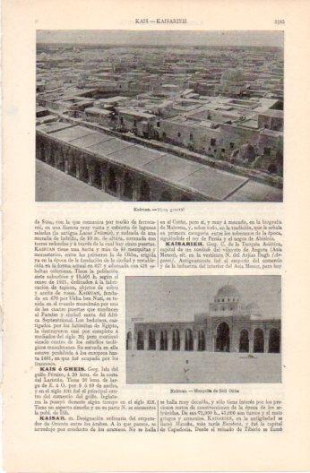 LAMINA V37525: Vista y mezquita de Kairuan