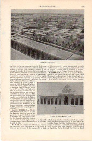 LAMINA V37525: Vista y mezquita de Kairuan