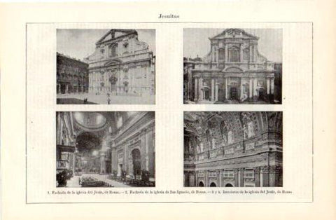 LAMINA V37446: Iglesias en Roma
