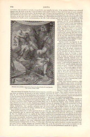 LAMINA V37445: Portada de los Ejercicios Espirituales de San Ignacio de Loyola 1644