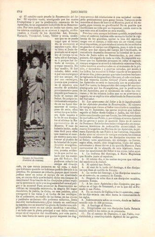 LAMINA V37444: Imagen de Jesucristo en Catedral de Amiens