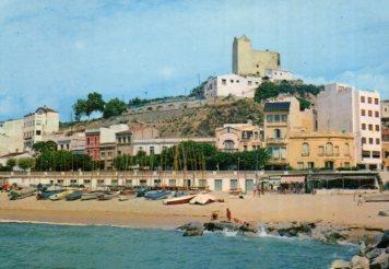 POSTAL PV09115: Barcas en la playa de San Pol de Mar