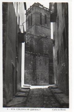 POSTAL PV09199: Calle de Roca en Santa Coloma de Queralt