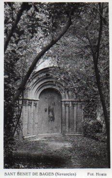 POSTAL PV09197: Puerta del Monasterio de Sant Benet de Bages