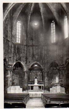 POSTAL PV09189: Interior de la iglesia de Torroella de Montgri