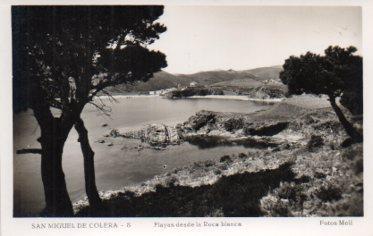 POSTAL PV08891: San Miguel de Colera, playas desde la Roca blanca