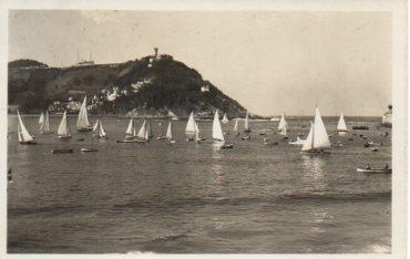 POSTAL PV08894: Regatas de balandros en San Sebastian
