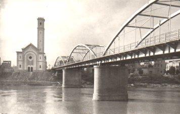 POSTAL PV08832: Puente e Iglesia de Ntra. Sra. del Rosario en Tortosa