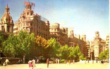 POSTAL PV08857: Vista plaza del Caudillo, Valencia