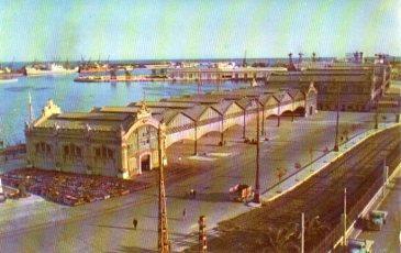 POSTAL PV08856: Tinglados del puerto de Valencia