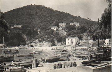 POSTAL PV08838: Playa de Pescadores en Tamariu