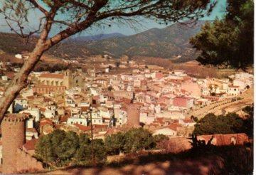 POSTAL PV09010: Vista de Tossa de Mar desde el Castillo
