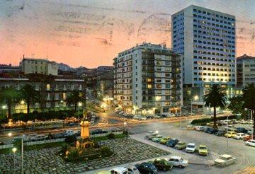 POSTAL PV09013: Plaza de Elduayen vista nocturna, Vigo