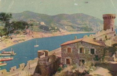 POSTAL PV08945: Las Murallas y Torre d'en Joanas, Tossa de Mar