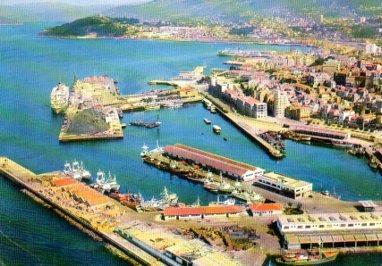 POSTAL PV08951: Vista parcial aerea de Vigo
