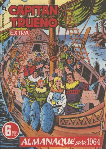 Facsimil: El Capitan Trueno Extra almanaque 1964: Un regalo para Sigrid