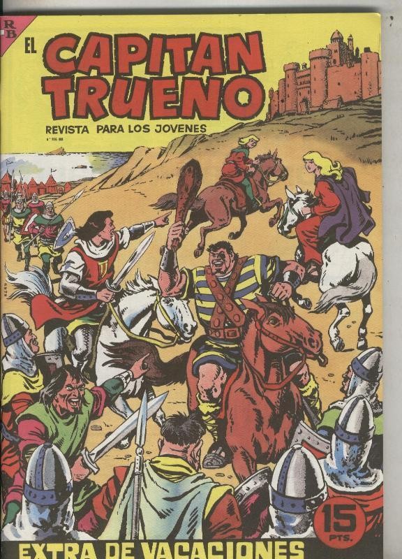 Facsimil: El capitan Trueno extra vacaciones 1965: el conde bromista