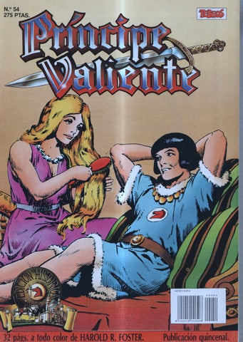 El Principe Valiente de Ediciones B numero 54