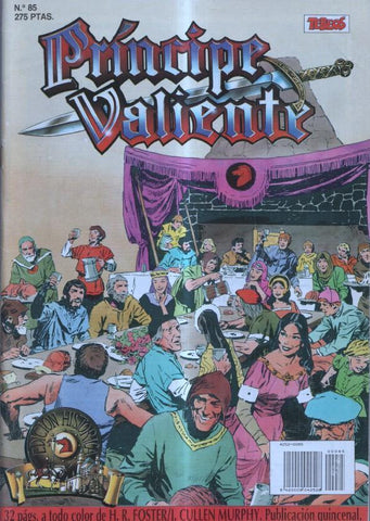El Principe Valiente de Ediciones B numero 85