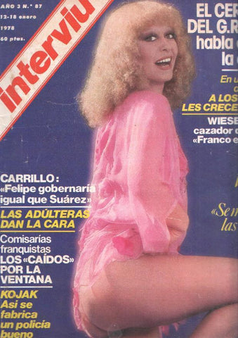 INTERVIU numero 0087, enero 1978: Veronica Lujan (cello lado lomo)