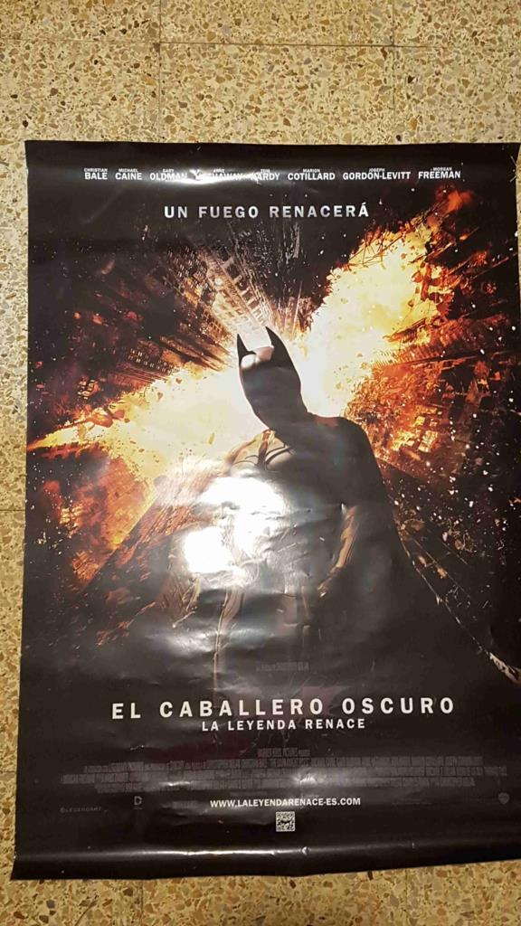 Poster cine: El caballero oscuro, la leyenda renace de Christopher Nolan