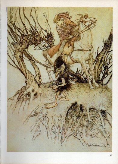 LAMINA V38273: Ilustracion de Undine por A. Rackham